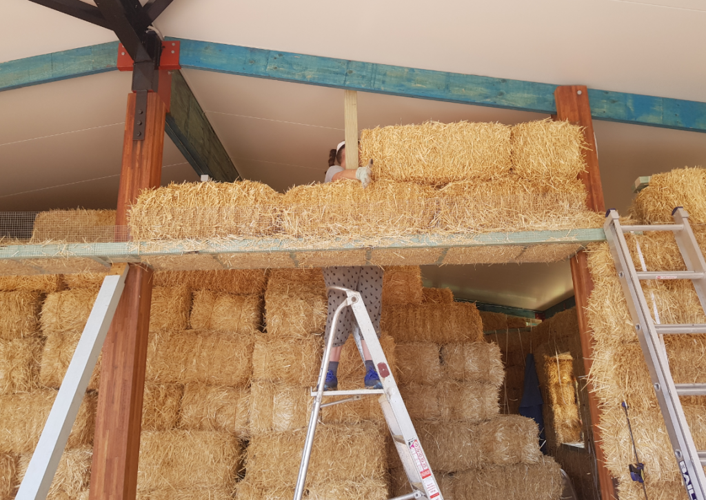 Garage door top bales