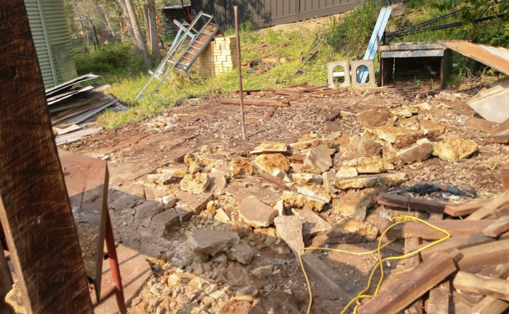 More shed demolition (and cleanup)